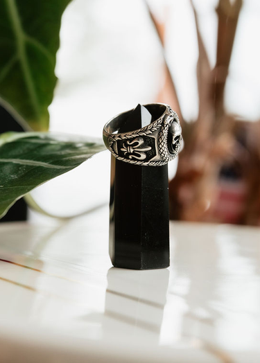 Skull + Sterling Silver Ring
