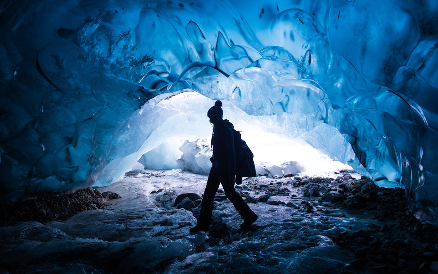 Mendenhall Ice Cave Exploring in Juneau, Alaska for Resolute Boutique