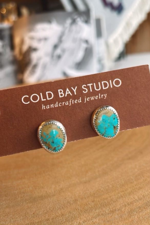 Southeast Sonoran Turquoise Studs