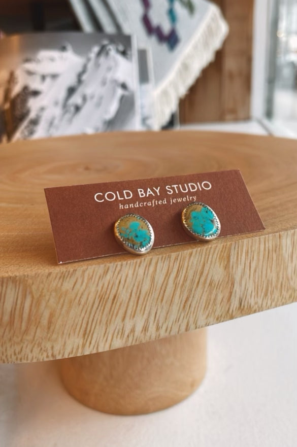 Southeast Sonoran Turquoise Studs