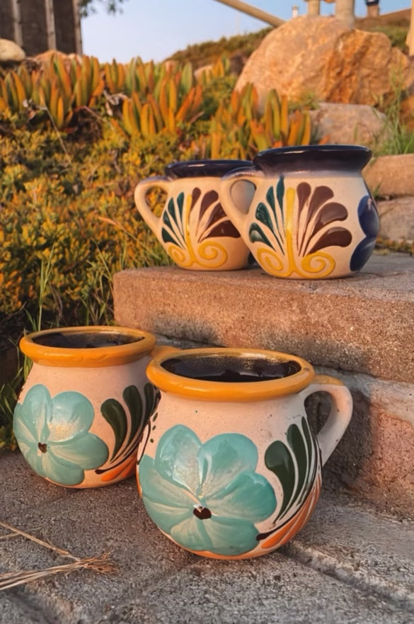 Floral Baja Mugs