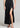 Satin Black Midi Skirt