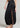 Satin Black Midi Skirt