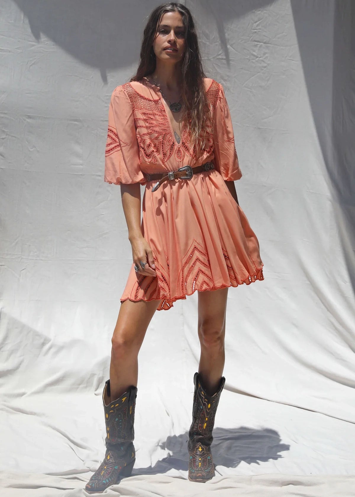 LA Cowgirl Mini Dress